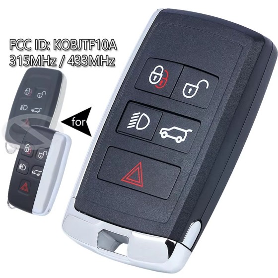 2010-2020 Jaguar / Land Rover / 5-Button Smart Key / KOBJTF10A / 315 MHz (AFTERMARKET)
